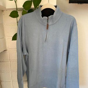 Land's End Bedford Rib Quarter Zip Sweater